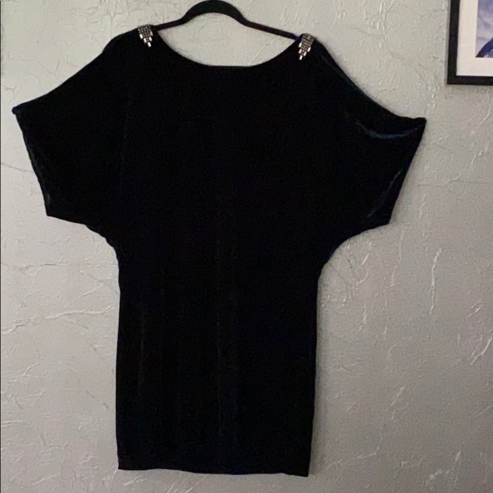 Short sleeve evening dress